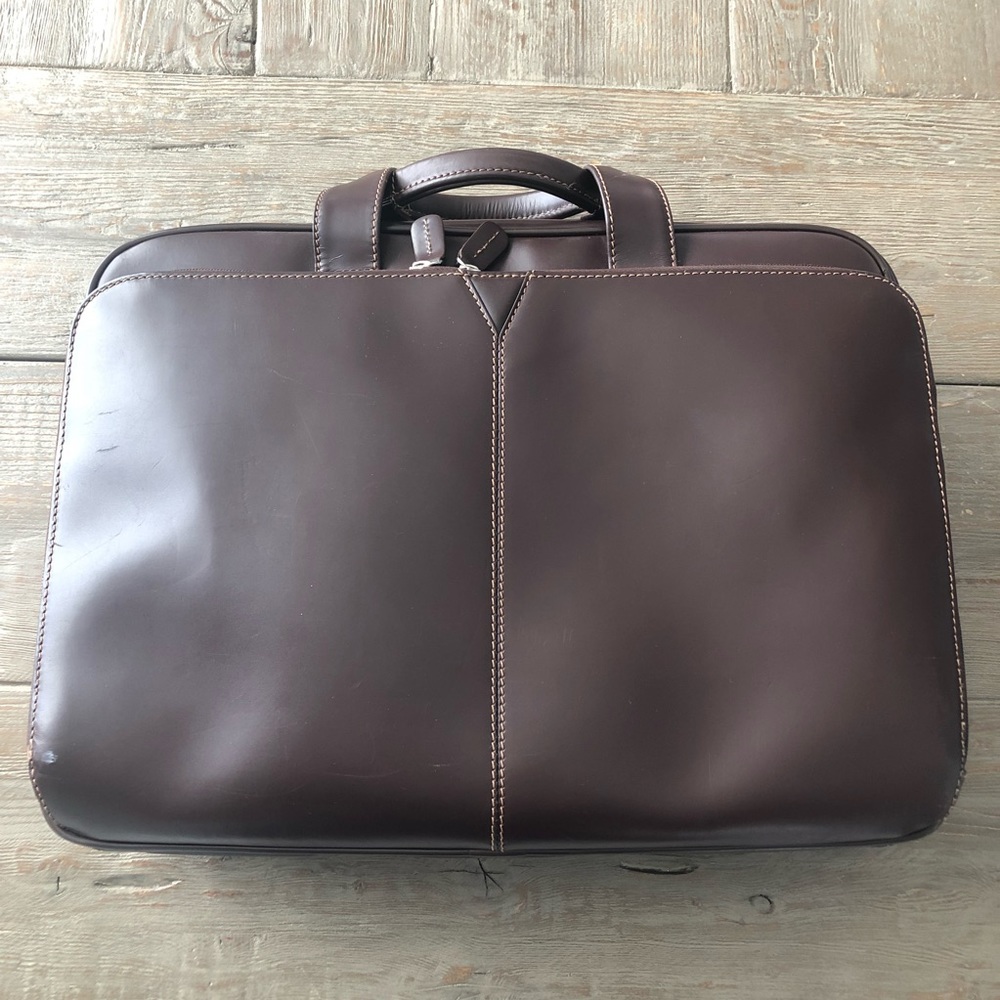 Johnston & Murphy Brown Briefcase
